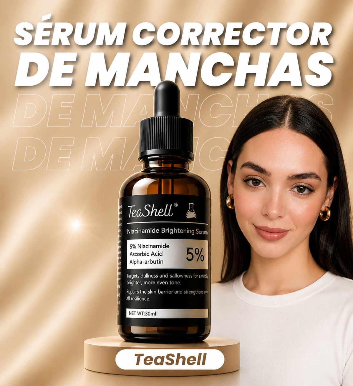 ✨Theasell✨ ayuda a mejorar la apariencia de manchas visibles y a unificar el tono de la piel.