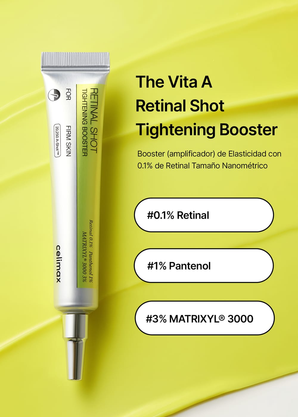 Retinol Intensivo Anti-Edad con Efecto Tensor Visible